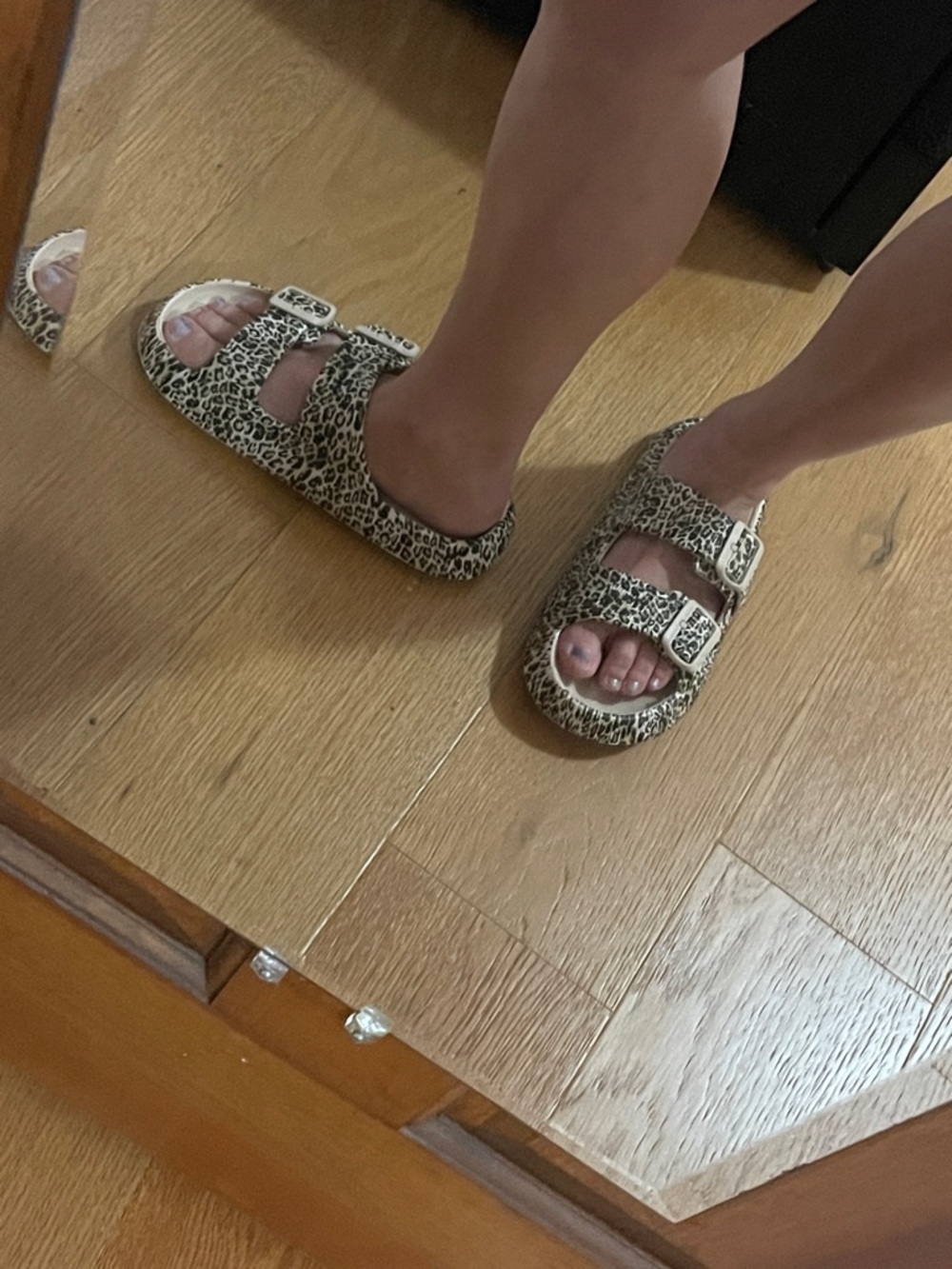 Leopard Print Thick-Soled Slip-On Sandals for Women 🐆 - Picture 11 of 13